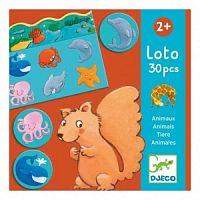 djeco игра детское лото животные 08120 DJECO Игра детское лото Животные 08120